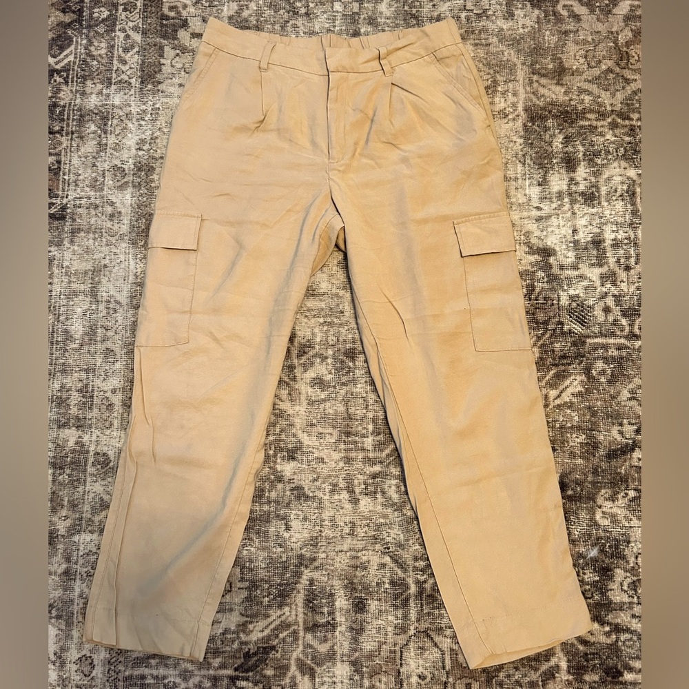 Cargo style ankle length pant